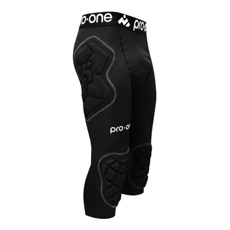 Pantalón 3/4 Licra Pro-One Kneelion Negro
