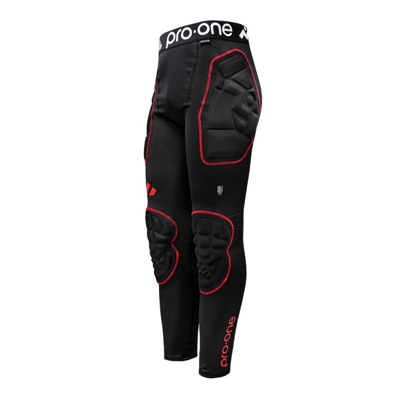 Pantalón Licra con Protecciones Pro-One Atom Rojo