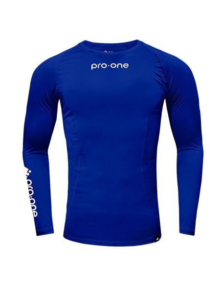 Polo Licra Pro-One Compressor Azul Acero