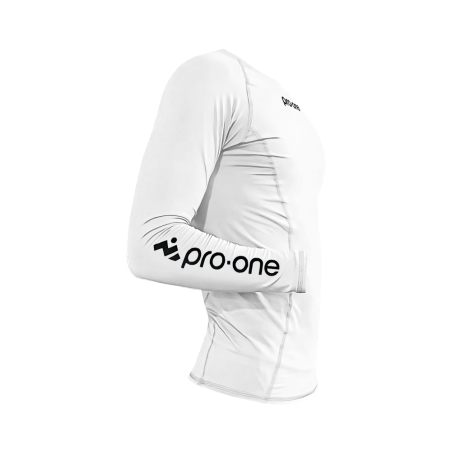 Polo Licra Pro-One Compressor Blanco
