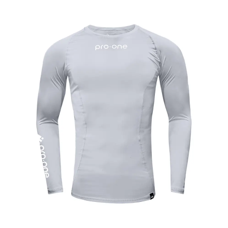 Polo Licra Pro-One Compressor Gris Claro